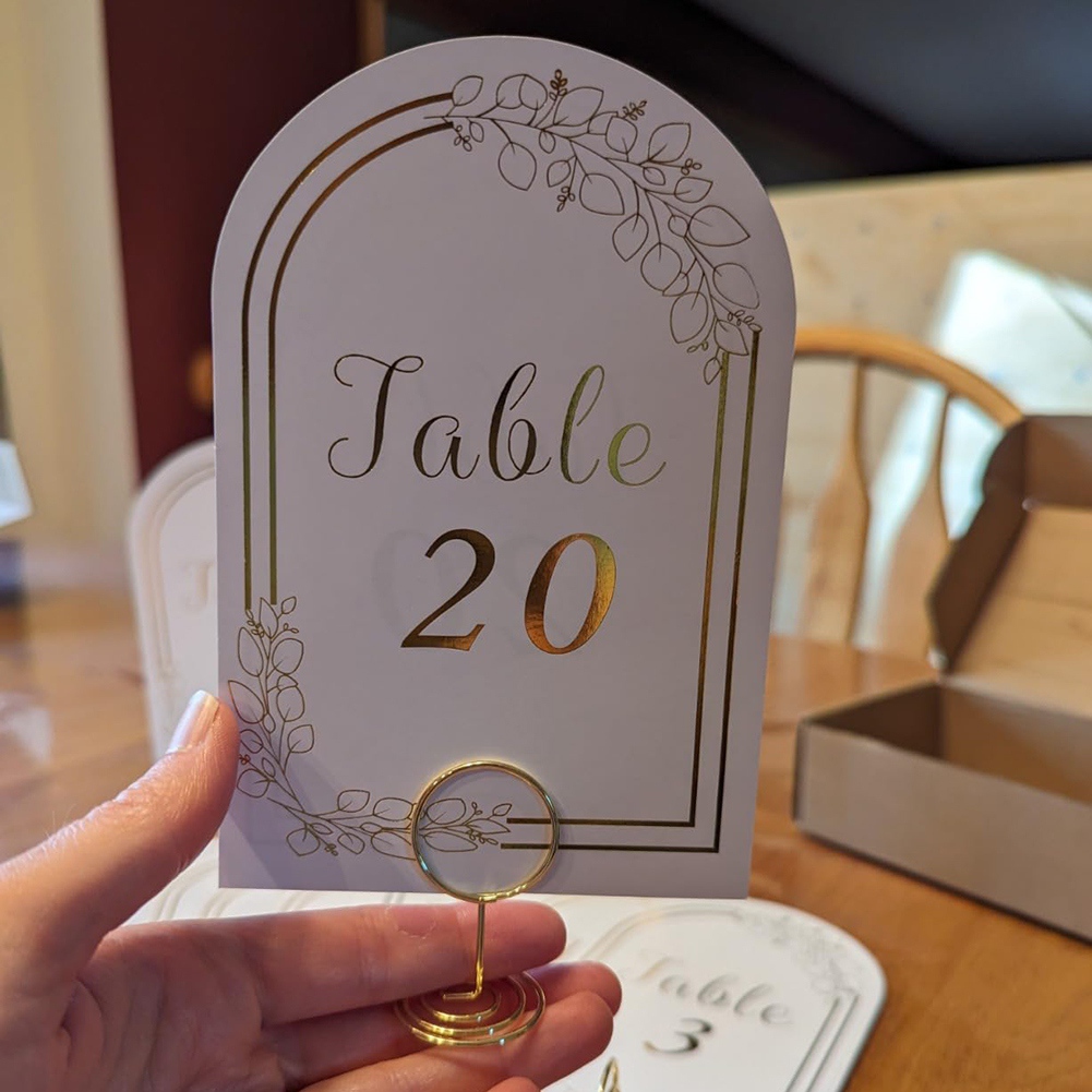 AT19 – Numeri da tavolo per ma - Table Number Gold recensione e prezzo