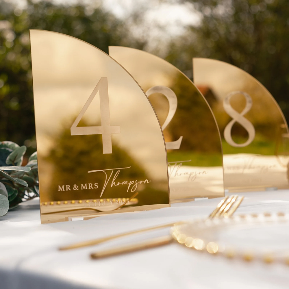 Insegna Personalizzata per Bar - Table Number Gold recensione e prezzo